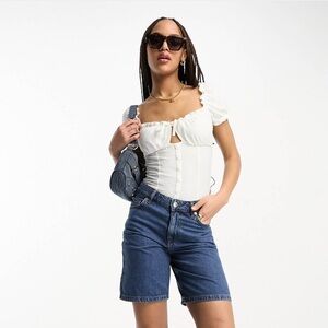 NWOT- ASOS design milkmaid bodysuit